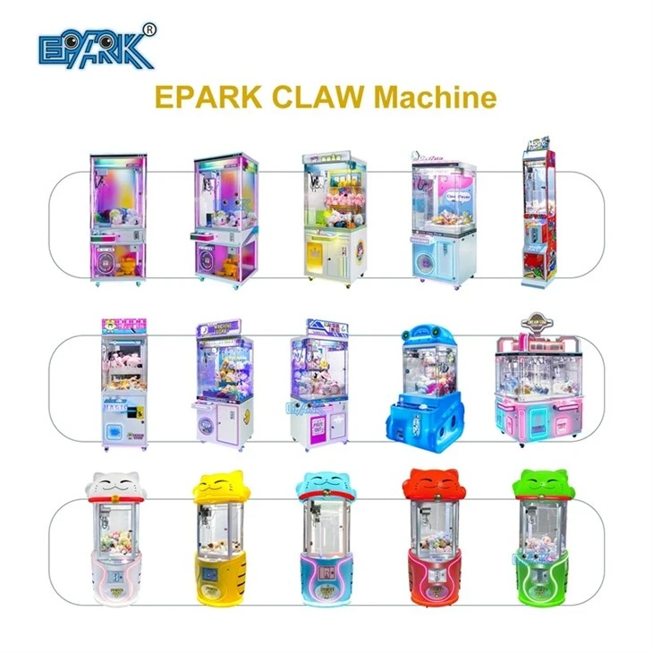 Colorful Claw Machine for Arcade & FEC high quality