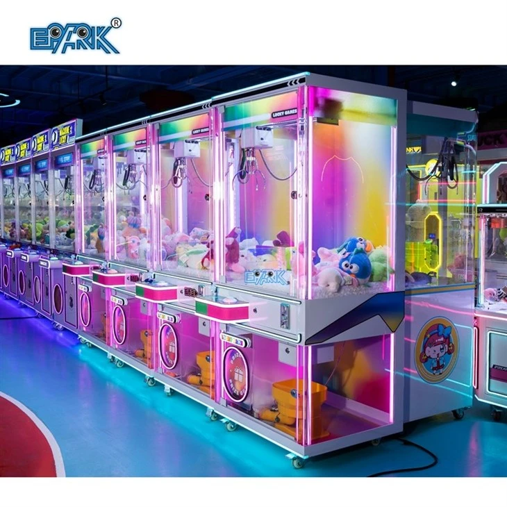 Colorful Claw Machine for Arcade & FEC factory